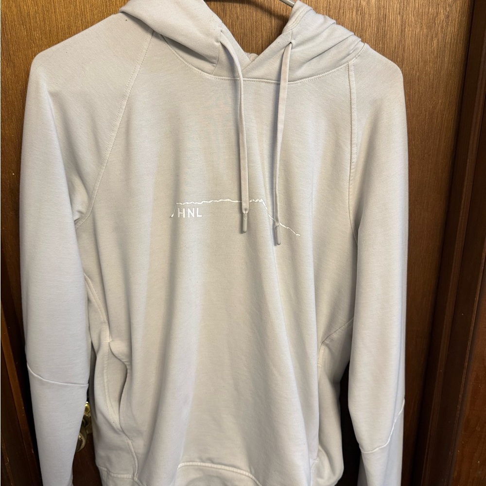 Lululemon Athletica Gray Hooded Sweater Relaxed Fit